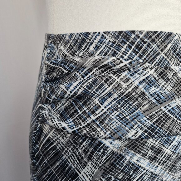 LUNA CHIX Black Patterned Women's Skirt with Sash, Size S - Picture 6 of 11